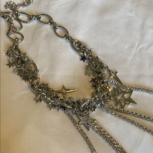 UO silver star necklace